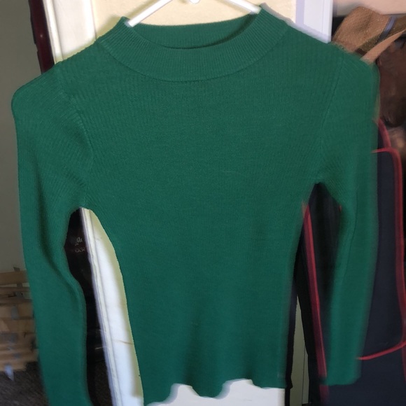 Green Turtleneck - Picture 3 of 6